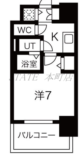 フォーリアライズ阿波座ＷＥＳＴの間取り