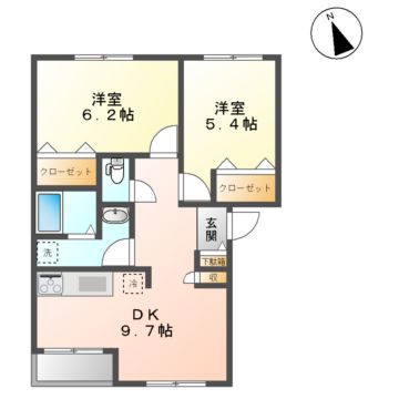 グランシャリオ大原の間取り