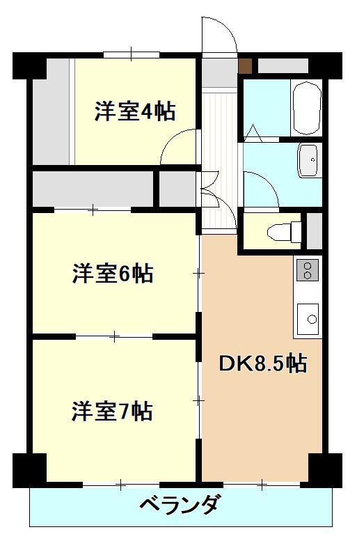 【セントラル近江の間取り】