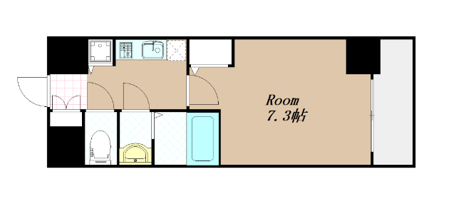 Ｓ－ＲＥＳＩＤＥＮＣＥ新大阪駅前の間取り