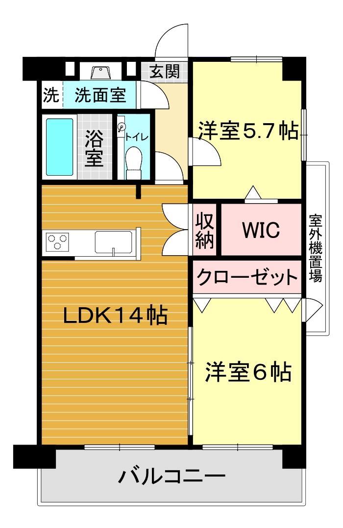 ブランジュ　ルラーシュ小郡の間取り