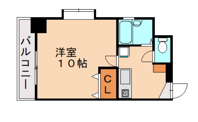 那珂川市恵子のマンションの間取り