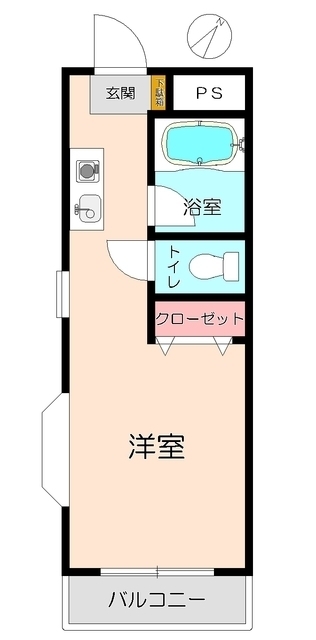 メゾンラベンダー８番館の間取り