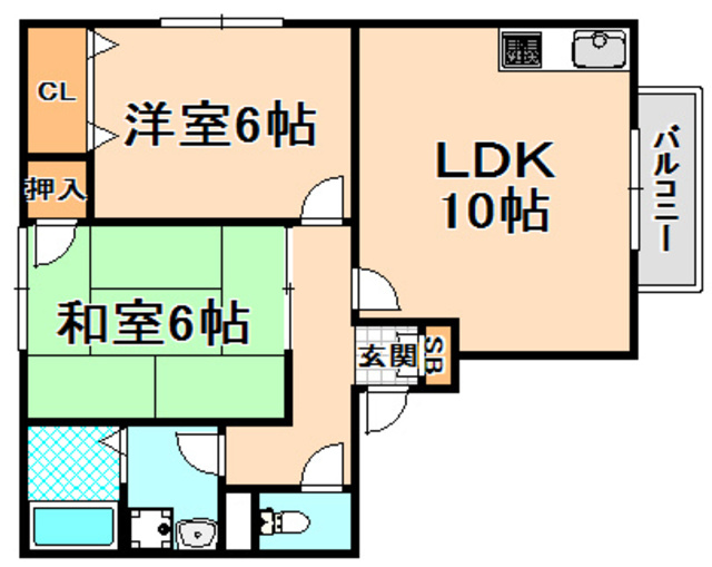 アベニュータツミの間取り