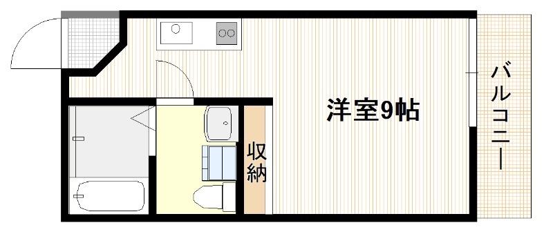 廿日市市下平良のアパートの間取り