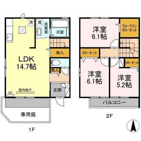 オークウッド 桂の間取り