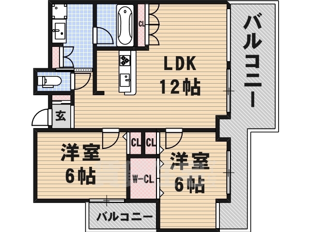 サウスパークの間取り