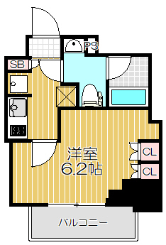 プライムアーバン品川中延の間取り