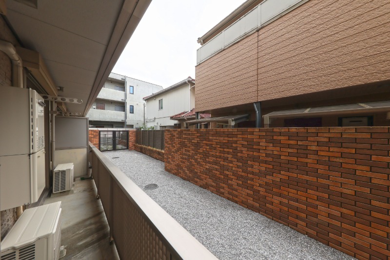 バルコニー　南向きのバルコニー