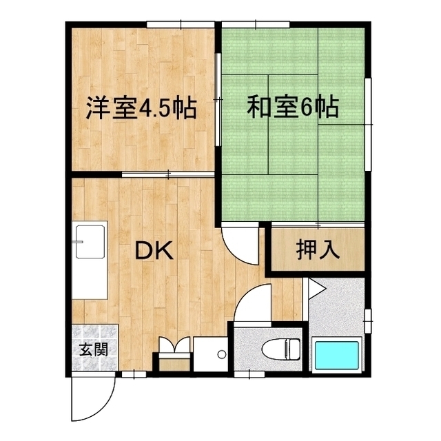 市村ハイツ2_間取り_0