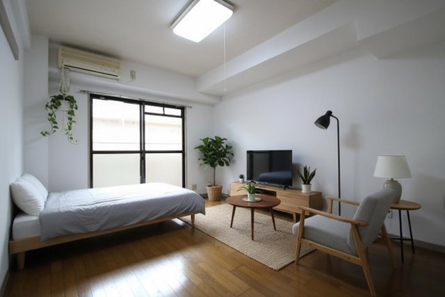 居室・リビング　ＣＧで家具等を配置したもので家具等は含まれません。