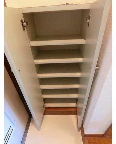 玄関　大容量のシューズボックス♪