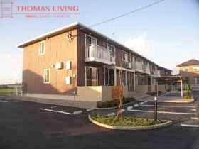 建物外観　粕屋町でのお部屋探しは、トーマスリビング粕屋店へご相談下さい