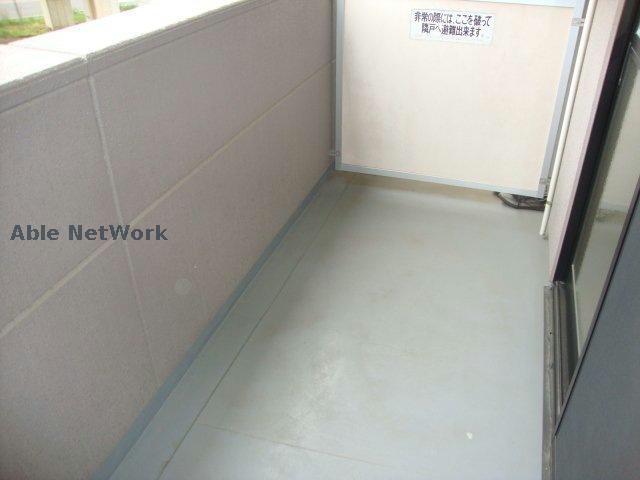 バルコニー　洗濯物が干せます