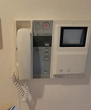 セキュリティ　モニター付きインターホン★