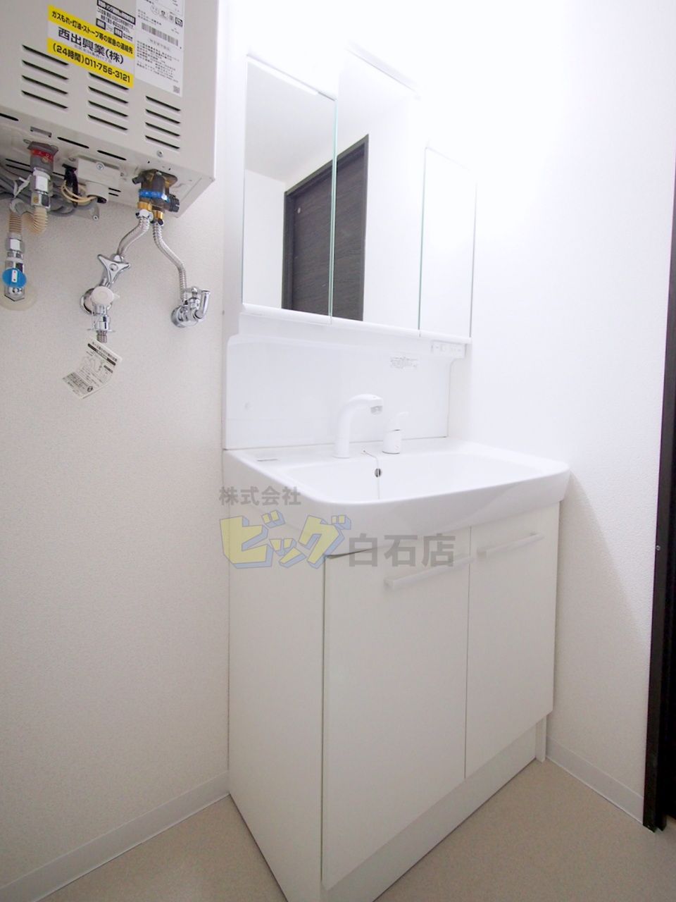 洗面設備　シャンプードレッサー付きです♪