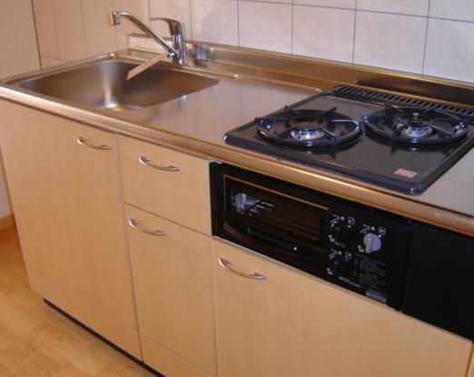 キッチン　ガスコンロ・グリル付