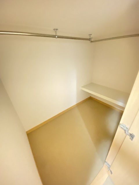 収納　たっぷりとした収納スペースです