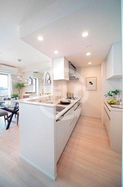 キッチン　ザ・パークハウス中之島タワー　ガス3口コンロカウンターシステ