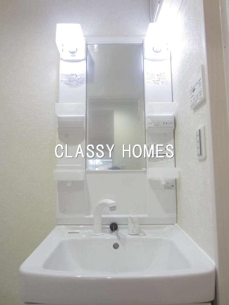 洗面設備　2016年竣工　ジェムストーン南品川：洗面設備