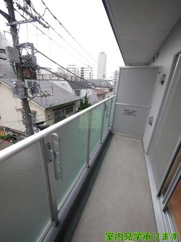 バルコニー　パークキューブ四谷三丁目