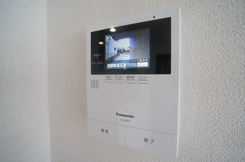 セキュリティ　防犯対策に有効なカメラ付きインターホン！録画機能が付いている