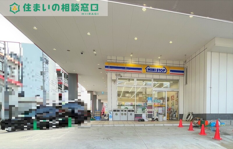 コンビニ　ミニストップM＆K岡崎店（コンビニ）まで377m