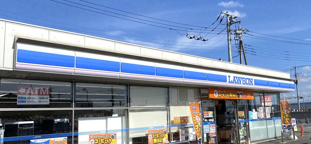 コンビニ　ローソンさくら市櫻野八幡店（コンビニ）まで316m