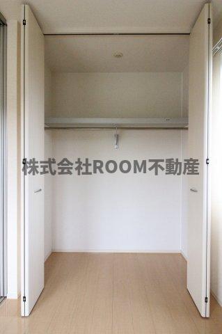 収納　たっぷりとした収納スペースです
