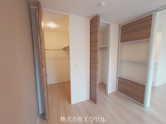 収納　ウォークインクローゼットです。