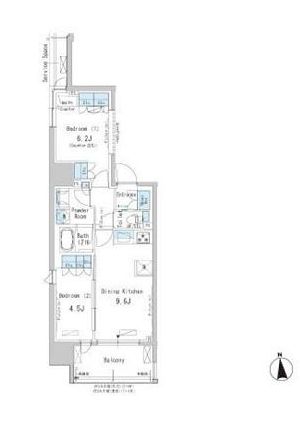 パークアクシス新御徒町Eastの間取り写真
