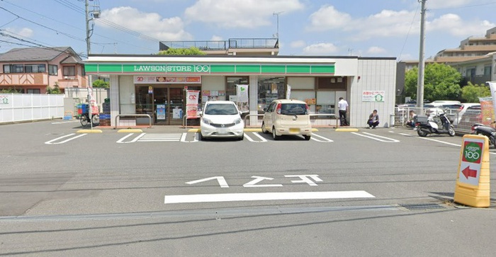 コンビニ　ローソンストア100 新座栗原一丁目店（コンビニ）まで350m