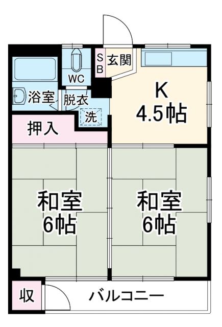 小宮マンションの間取り写真