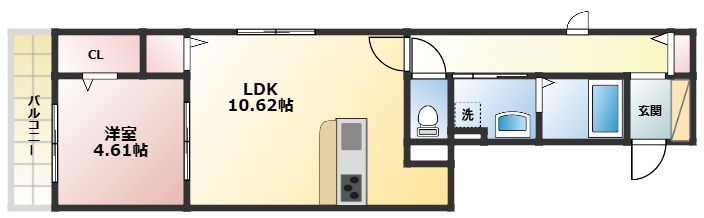Cherry Maison夙川の間取り写真