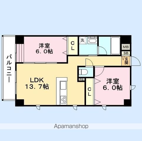 アルテクラビアの間取り写真