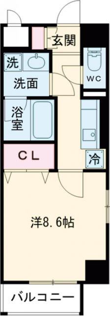 ＪＲ東海道本線 高槻駅 徒歩4分 7階建 築14年の間取り写真