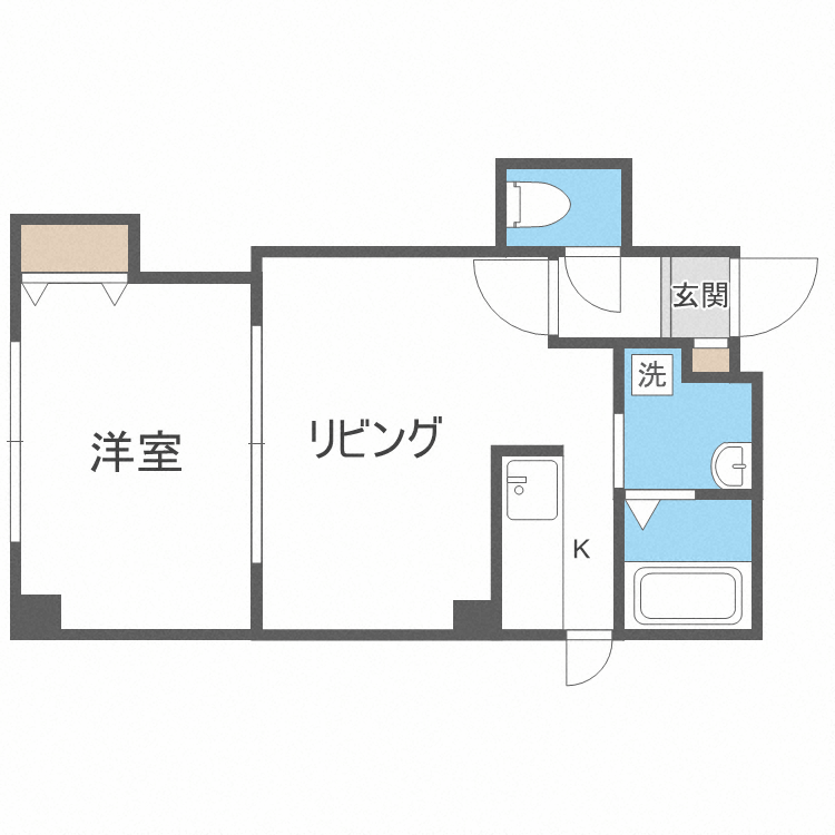 メープルプラザの間取り写真