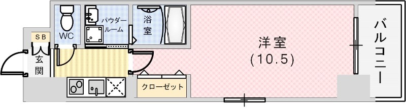 アドバンス三宮IIIリンクスの間取り写真