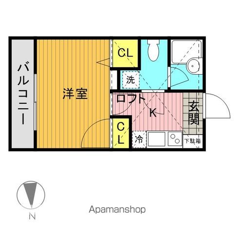 ＪＲ横須賀線 戸塚駅 徒歩17分 2階建 築12年の間取り写真