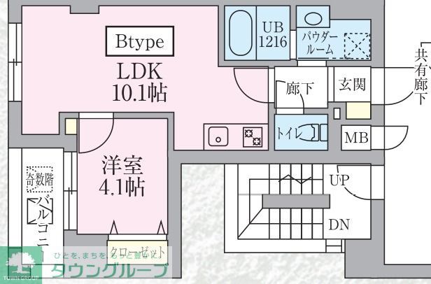 La Cezanne Tokiwaの間取り写真