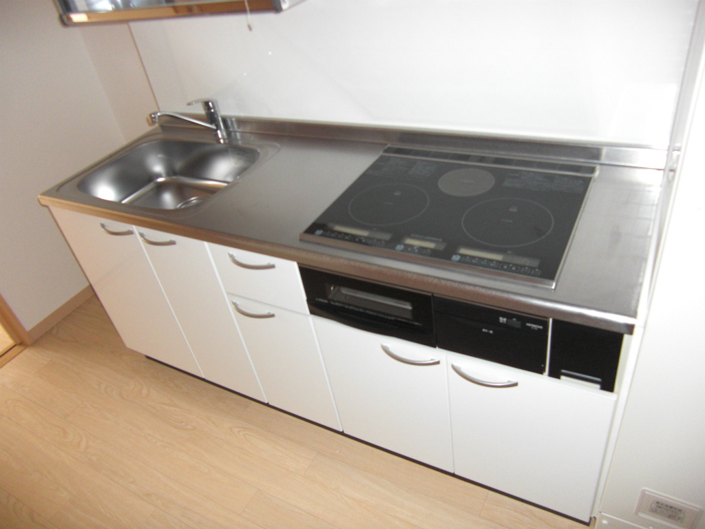 キッチン　建築中