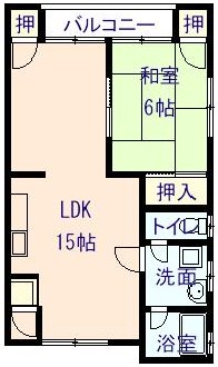 ヴェルメゾン大聖寺の間取り