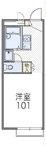 レオパレス若葉の間取り