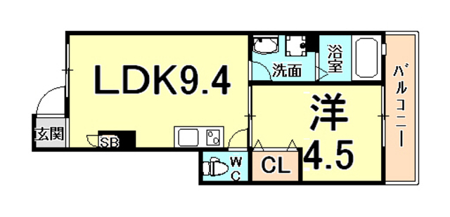 エビスハイツの間取り