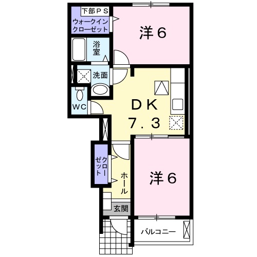 ラフレ シールの間取り