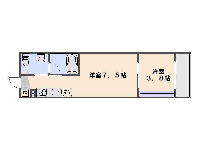 エストレビータの間取り