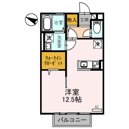 彦根市西今町のアパートの間取り