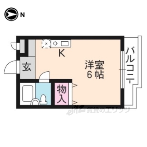 プルシャン山科の間取り