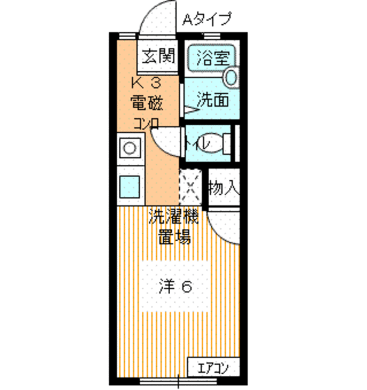 ラ・ポート吉見IIの間取り