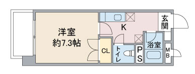 ラピアス吹上の間取り